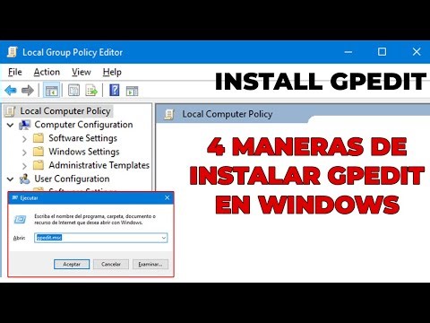 🔥 Activar GPEDIT en Windows 11 Home | Install Group Policy Editor (PC AL EXTREMO)
