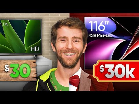 $30 vs $30,000 TV