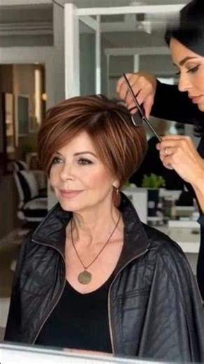 Pixie-Bob Haircut for Ladies Over 60!