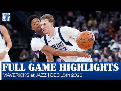Mavericks Highlights at Utah Jazz | December 15, 2025