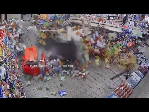 Thieves hook ATM to SUV, rip it out of store