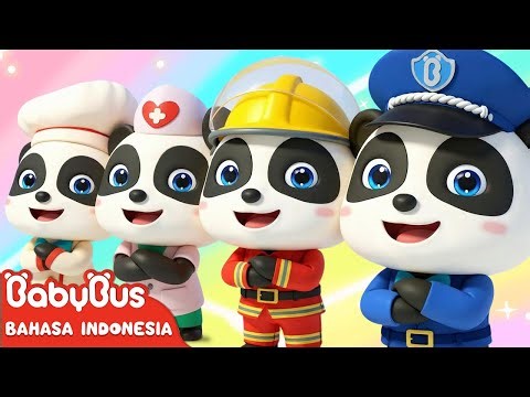Play Super Professionals 👮🏻👷🏻 | Profession Songs | Children's Songs | BabyBus Indonesian