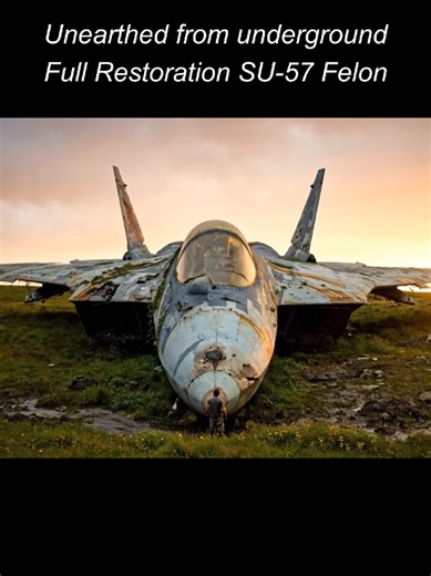 Full Restoration of SU-57 Felon #su57 #fighterjet #su57felon #restoration #ai