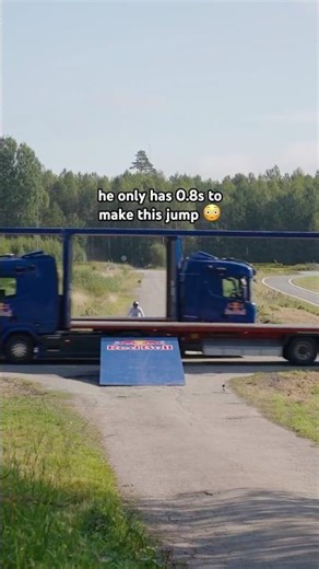 Jumping Between 2 Moving Trucks🤯