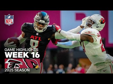 Atlanta Falcons vs Arizona Cardinals Game Highlights | 2025 NFL Season Week 16