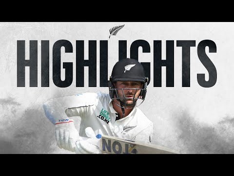 Latham and Conway hit Day One Tons! | Highlights | New Zealand v West Indies | 3rd Test Day 1