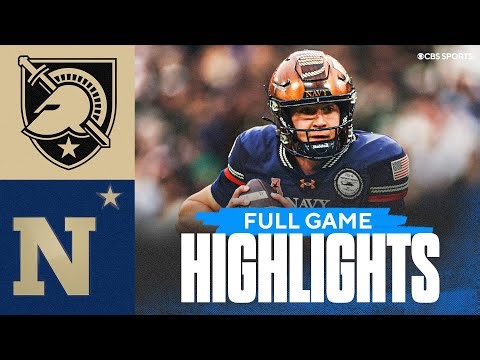 Army Black Knights vs Navy Midshipmen | Full Game Highlights