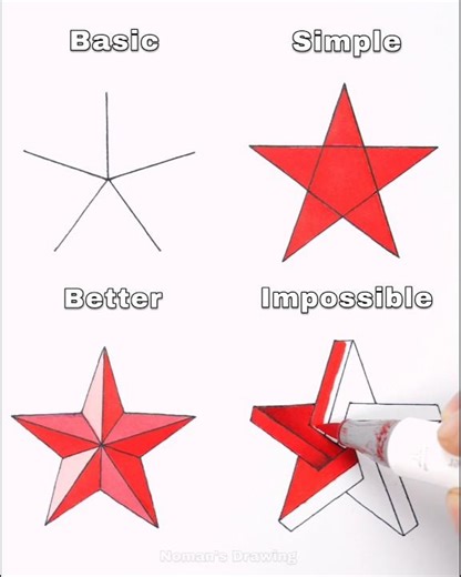 Draw Stars! #drawing #art #satisfying #howtodraw #star #creative