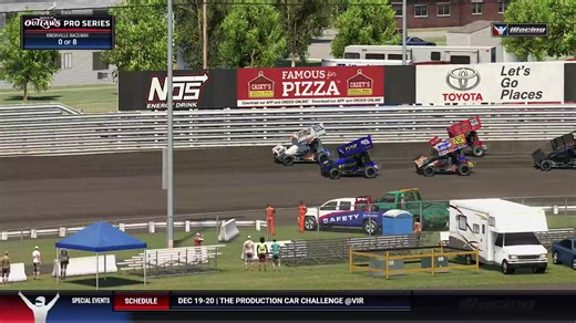 The World of Outlaws Pro Series Powered by: iRacing is 10 races of iRacing’s toughest wheel-to-wheel dirt racing. Featuring the highest-profile facilities in the sport, this is where sim racing legends are made. | iRacing