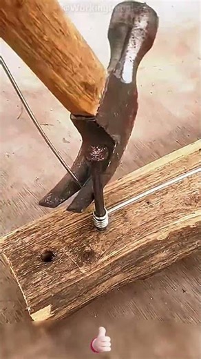 Practical Wire Rope Fixing Skills with Claw Hammer 🛠️🔧