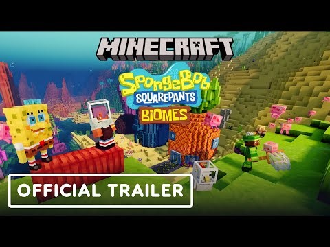 Minecraft x SpongeBob SquarePants - Official Biomes DLC Trailer