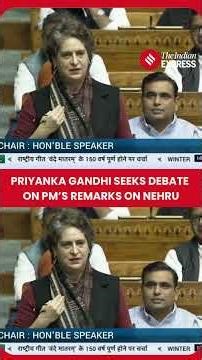 Priyanka Gandhi: “Fix 10–40 hours for a debate on Nehru,”