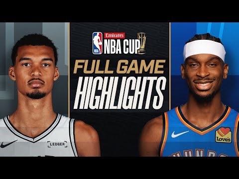 SPURS at THUNDER | EMIRATES NBA CUP 🏆 | FULL GAME HIGHLIGHTS | December 13, 2025