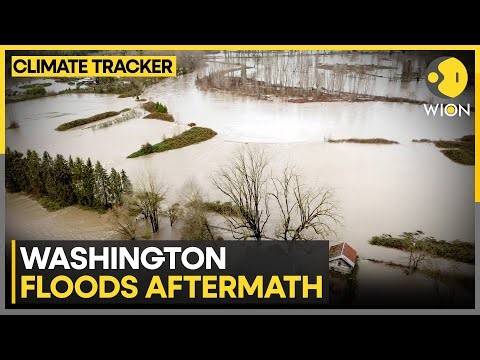 Washington: Drone Video Shows Aftermath of Recent Floods in Pacific Northwest |WION Climate Tracker