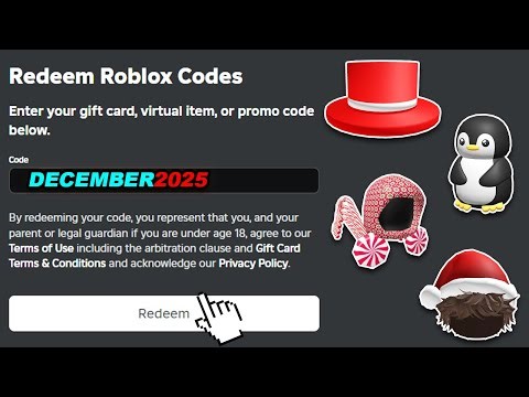 ALL NEW DECEMBER 2025 Roblox Promo Codes For FREE ROBLOX Items & FREE UGC LIMITEDS 2025 (UPDATED)