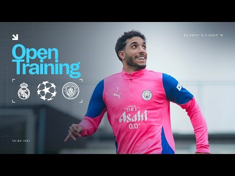OPEN TRAINING - Real Madrid v Man City - Champions League