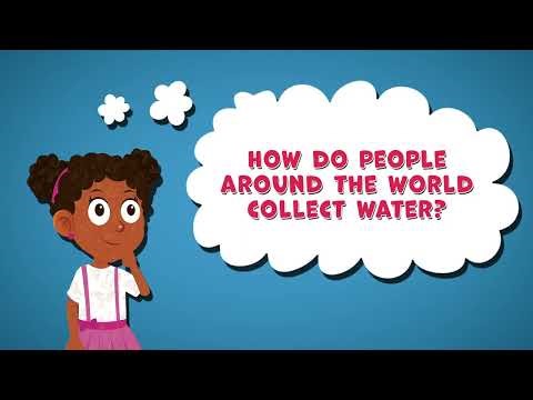 I Wonder How Do People Around the World Collect Water | Rain Water Facts for Kids | Environment