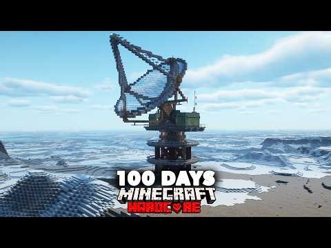 I Survived 100 Days in the Arctic in Hardcore Minecraft