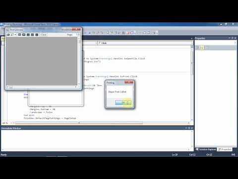 Printing VB.NET (Part 1 - Basics)