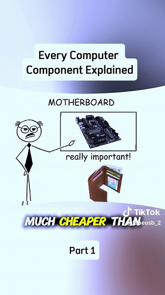 Every Computer Component Explained #usb #computer #fyp #viral | computers