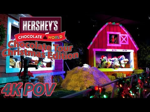 ALL NEW Holiday Chocolate Tour Ride at Hershey's Chocolate World | 4K POV | November 2025