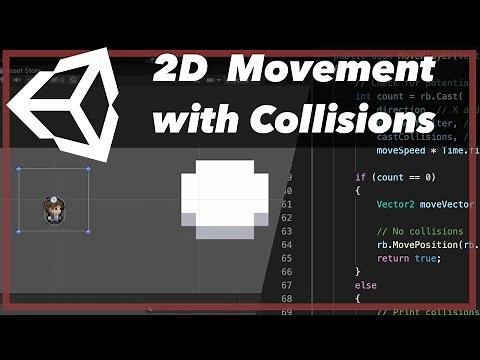 How to Setup 2D Movement with Rigidbody Collisions in Unity