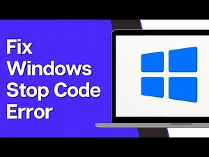 How to Fix Windows Stop Code Error (Windows 10 and 11) 2024