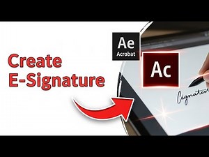 How To Create E-Signature In Adobe Acrobat Tutorial22
