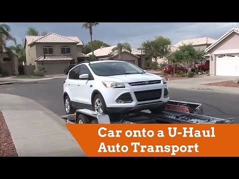 How to Load a Car onto a U-Haul Auto Transport