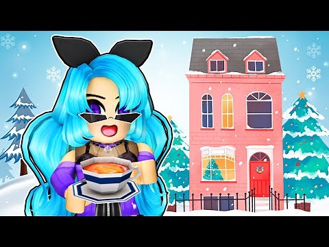 Our SECRET Holiday Party in Roblox Bloxburg!