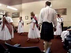 Scottish folk dancing