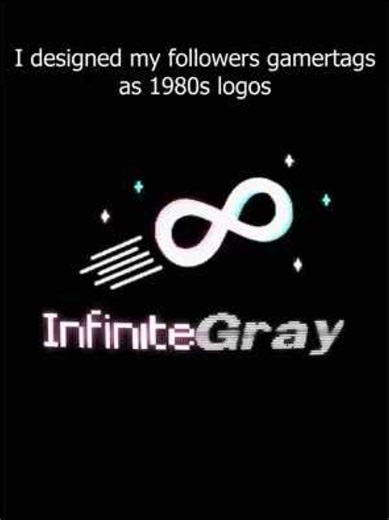 Animated 1980s Logos Inspired by Gamertags