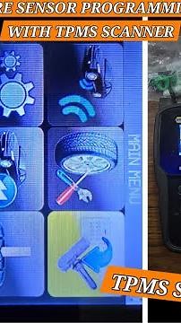 HOW TO PROGRAM NEW TIRE SENSOR/TPMS SENSOR BY USING TPMS SCANNER TOOL