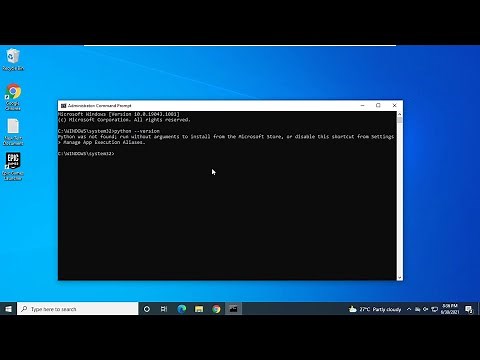 Fix Python Was Not Found Run Without Arguments To Install From The Microsoft Store