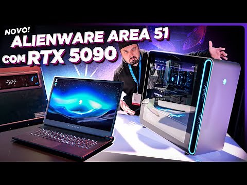 Os NOVOS Alienware Area-51: PC 100% PERSONALIZÁVEL e NOTEBOOK com RTX 5090!