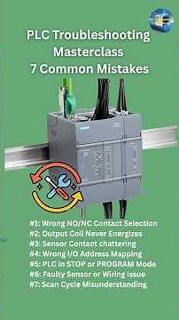 PLC Troubleshooting Masterclass — Fix These 7 Common Errors