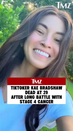 Kae Bradshaw, the TikTok creator who shared her battle with stage 4 cancer, has passed away at 29. 💔 Her husband Austin posted a heartfelt video on TikTok, and fans are remembering her for her humor, resilience, and honesty. 🕊️ 🎥: TikTok / @kaebradshaww