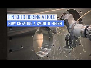 Large Part Machining: Hole Boring Finishing