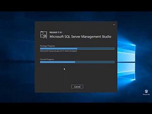 Downloading & Installing Microsoft SQL Server Management Studio SSMS 17.9.1
