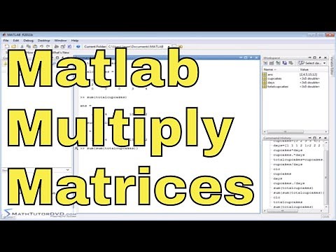 Matlab Tutorial - 39 - Multiplying and Dividing Matrices Element-by-Element