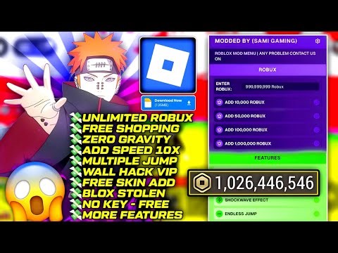 Roblox Mod Menu APK Unlimited Robux & Free Shopping | Roblox Mod Apk Unlimited Robux | Roblox Hack