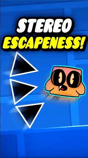 Stereo Madness But Escape From The Spikes! #geometrydash