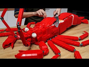 $1000 The World's Best GIANT Lobster Sushi IRL LEGO RARE ASMR Stop Motion Cooking