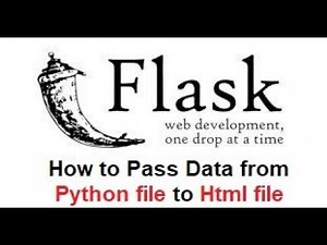 Python Flask Tutorial | How to Pass Data from Python File to HTML File Using Flask Framework