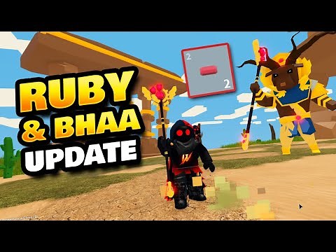 Ruby & Desert Boss (Bhaa) Update in Roblox Islands