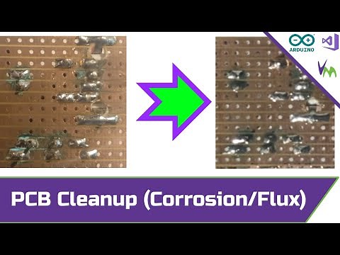 Clean Up Circuit Boards to Remove Corrosion and Flux