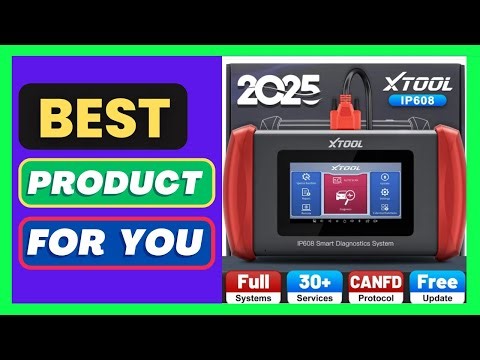 XTOOL IP608 Car Diagnostic Tools Automotive Scanner 30+ Services