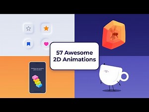 57 Awesome 2D Animation Examples | CSS & Javascript | No-code Animation