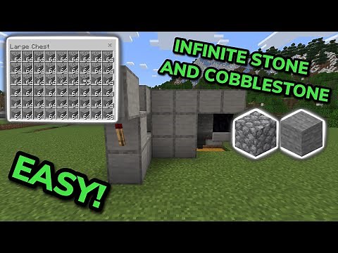EASY 1.21 AUTOMATIC STONE FARM TUTORIAL in Minecraft Bedrock (MCPE/Xbox/PS4/Nintendo Switch/PC)