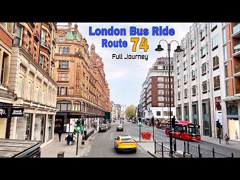 London Bus Ride 🇬🇧 Route 74 - Baker Street to Putney High Street | Full Journey